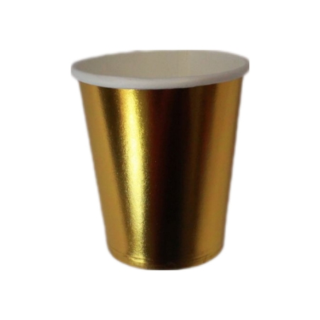 ПАРТИ ЧАШКИ МЕТАЛИК ЗЛАТО
