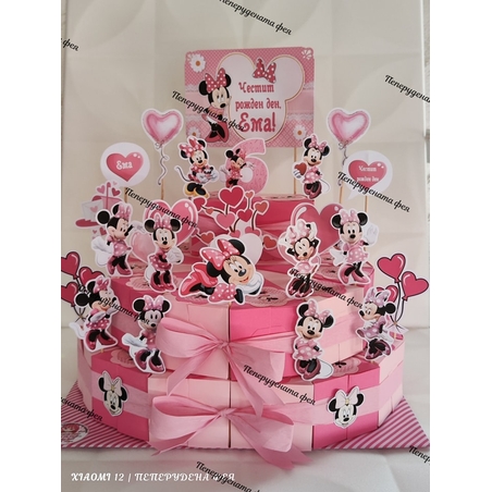 Картонена торта Мини Маус  20 / Minnie Mouse  20