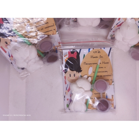 Керамичен комплект за оцветяване - 1бр. фигурка 