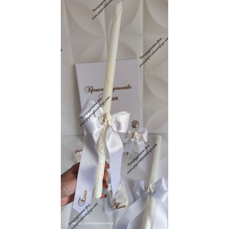 Ритуална  свещ за кръщене 2