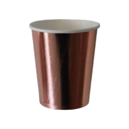 ПАРТИ ЧАШКИ  МЕТАЛИК  РОЗОВИ