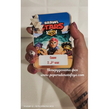 Ламинирана таблица / ключодържател/ с умножение 