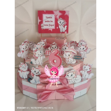 Картонена торта Котенцето Мари / Cat Marrie