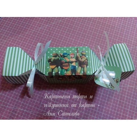 Картонен бонбон Костенурките Нинджа / Turtles
