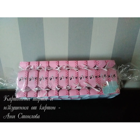 Картонен бонбон Мини Маус /  Minnie mouse