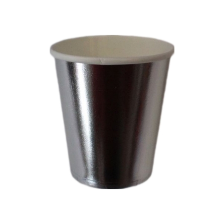 ПАРТИ ЧАШКИ СРЕБРО МЕТАЛИК