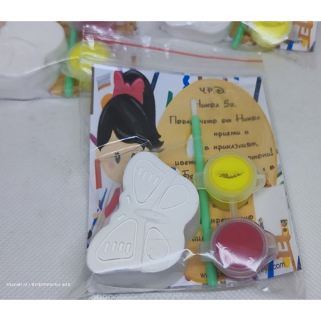 Керамичен комплект за оцветяване - 1бр. фигурка 