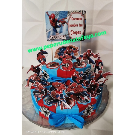 Картонена торта  СПАЙДЪРМЕН  2 / Spiderman 2