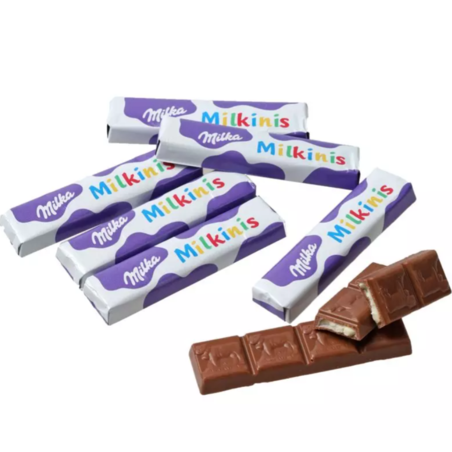 Шоколадово блокче с млечен крем Milkinis ( MILKA)