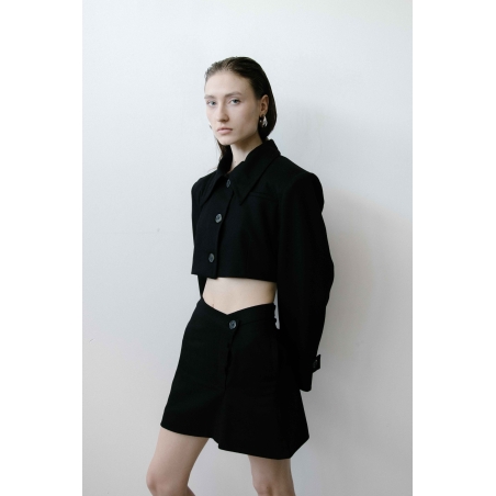 TRIANGLE BLACK SKIRT