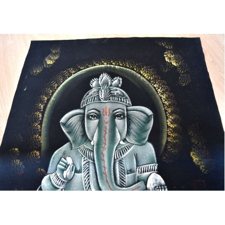 Hand Painted on black canvas 