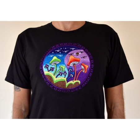 Fairy Yin and Yang Embroidery T-shirt