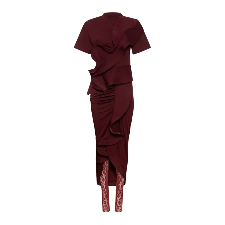 NAMELESS Iconic Set in burgundy