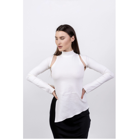 ASYMMETRICAL CROSS top