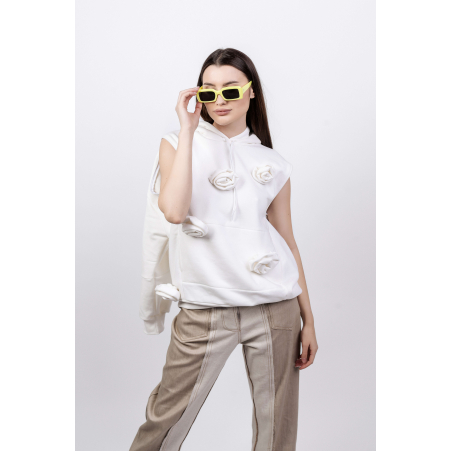 BLOOMING ROSE Оversized  sweatshirt