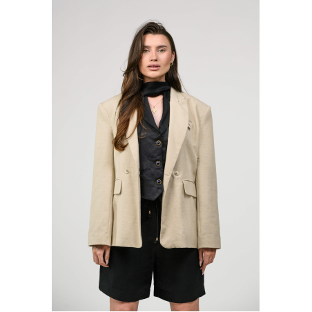 Blazer Noir Sand
