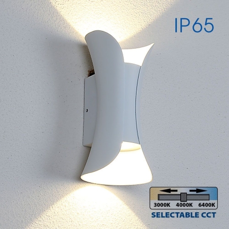 LED осветително тяло BOSTON LED ∙ 10W ∙ бял ∙ CCT-switch ∙ 3000K-4000K-6400K ∙ IP65