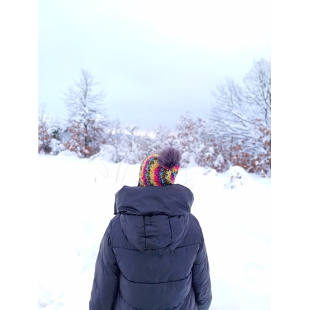 Плетена Зимна Шапка на Една Кука