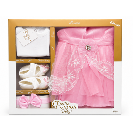 Комплект за изписване за момиче Petite Ponpon Baby