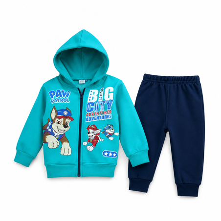 Детски спортен комплект Paw Patrol за момче – суитшърт с качулка и долнище