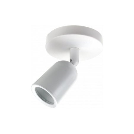 ТЯЛО ЗА GU10 БЯЛО ПЛАСТМАСА IP20 MAX-10W