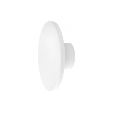 LED стенен осветител, пластмаса, бял, IP65, 12W, 3000K, Ø160x60 мм