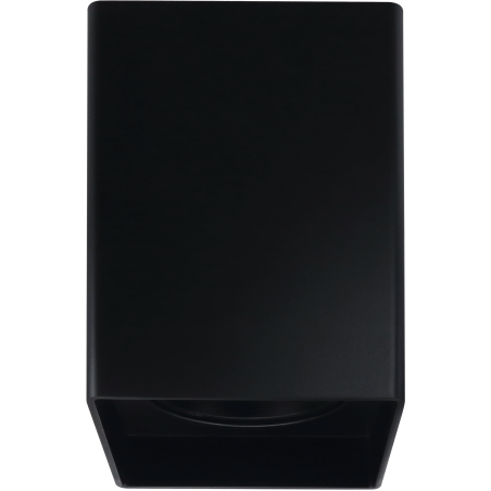 КВАДРАТНО ТЯЛО ЧЕРНО GU10 ЦОКЪЛ ПЛАСТМАСА IP20 MAX-10W