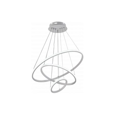 LED Пендел 78W, CCT 3000K–6000K, Бял – Димер с дистанционно
