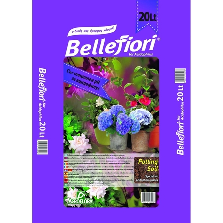 Субстрат за рододендрони, азалии и киселолюбиви растения - Bellefiori for Acidophilus