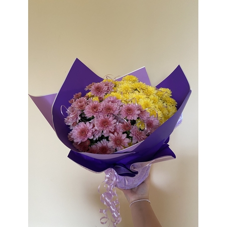 Опаковане на цвете в саксия за подарък