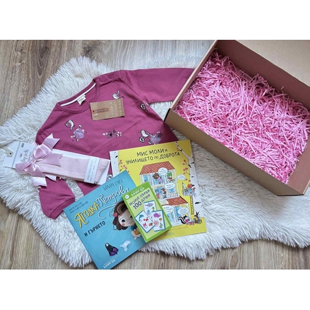 Коледна подаръчна кутия за момиче 1–3 г.