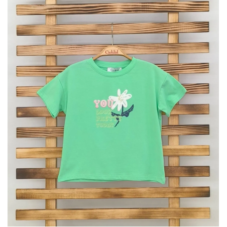 Тениска pretty green - Kid's paradise