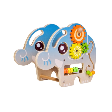 Дървен костер със занимателни игри - слонче