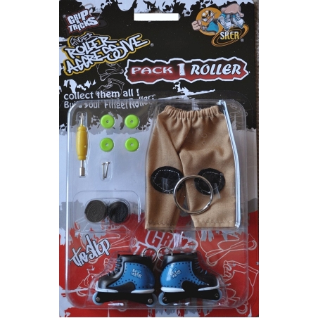 Играчка за пръсти Ролери, сини