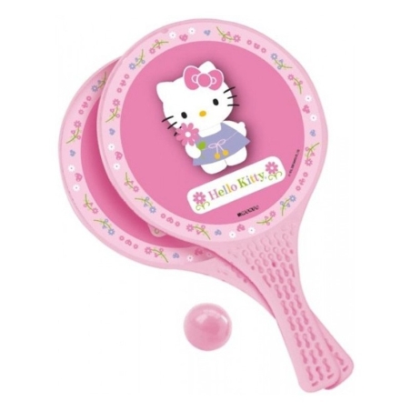 Комплект от 2 ракети и топче за игра - Hello Kitty