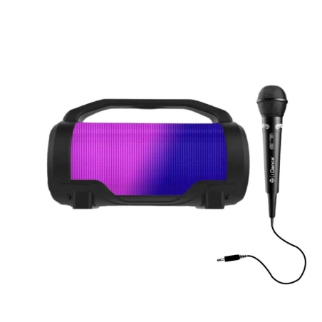 Караоке Bluetooth тонколона с микрофон, черна