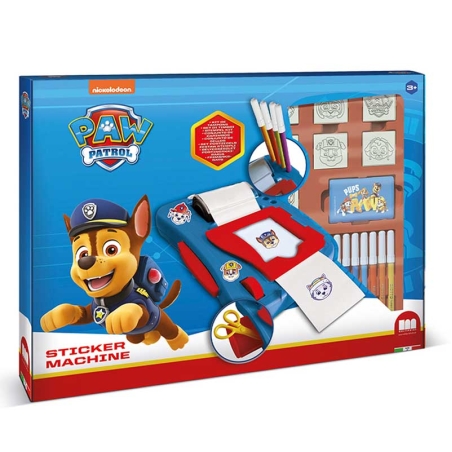 Креативен комплект "Paw Patrol" с машина за стикери и аксесоари