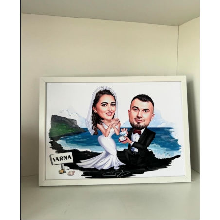 Персонализирана Карикатура в Рамка