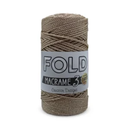 Макраме-FOLD 3 Лурекс/040