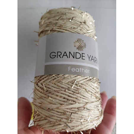 FEATHER 5/ЕКРЮ РОЗОВО ЗЛАТО