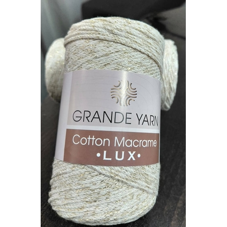МАКРАМЕ- GRANDE YARN COTTON LUX/124GY