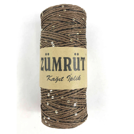 Zümrüt /Рафия с пайети 06