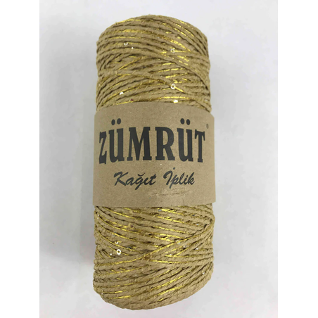 Zümrüt /Рафия с пайети03