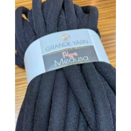 MARSHMALLOW/MEDUSA-черен брокат