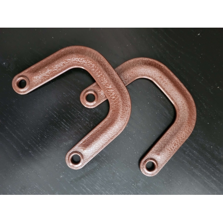 дръжки диор/акрил кафяви