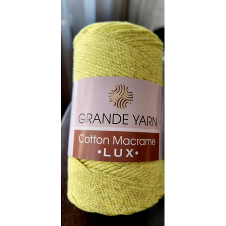 МАКРАМЕ- GRANDE YARN COTTON LUX/126GY