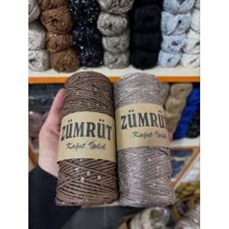 Zümrüt /Рафия с паети