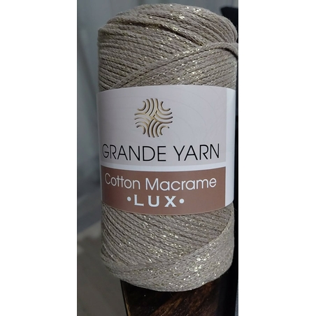 МАКРАМЕ- GRANDE YARN COTTON LUX/125GY