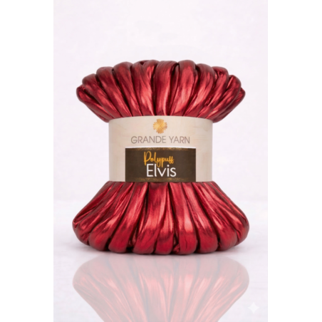 MARSHMALLOW/ELVIS-червен металик