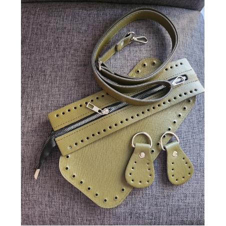 КОМПЛЕКТ ЗА ЧАНТА/ОПУШЕНО ЗЕЛЕН